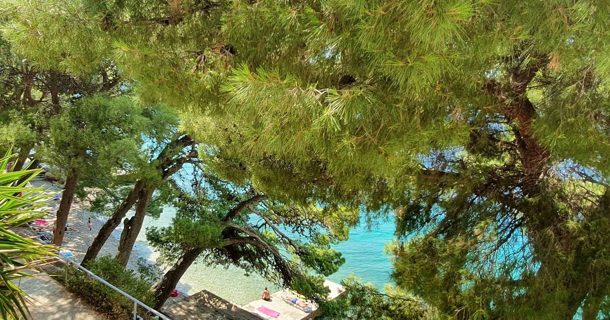 sagitta plaža pogled balkon